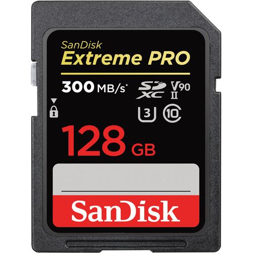 Carte mémoire SDHC SanDisk Extreme PRO UHS-II 128 Go