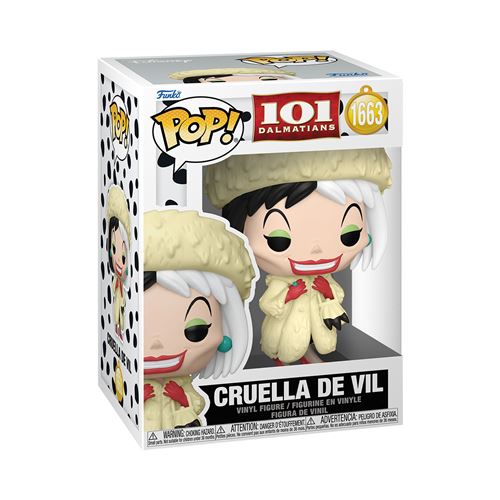 Figurine Funko Pop Disney 101 Dalmatians S2 Cruella De Vil with Chase Modèle aléatoire