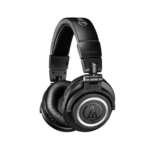 Audio-Technica ATH M50XBT - Koptelefoon met micro - over oor - Bluetooth - draadloos - 3,5 mm-stekker