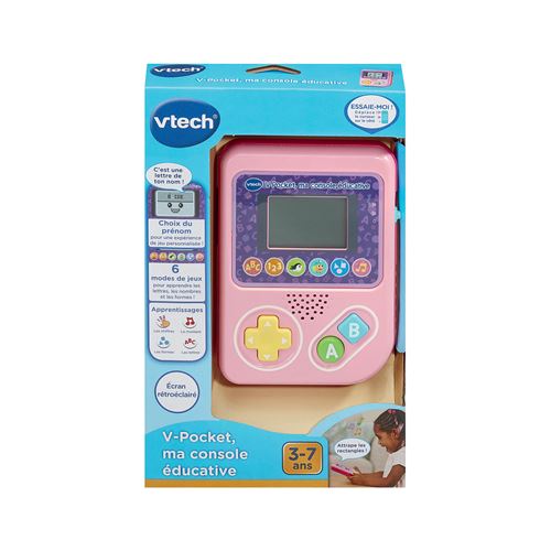 Jeu éducatif et électronique Vtech V-Pocket Ma console éducative Rose - Vtech
