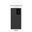 Etui Smart View avec porte-carte pour Samsung Galaxy S24 Ultra Noir