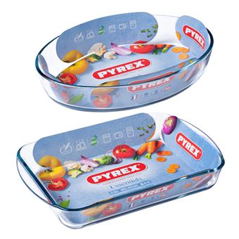 Lot de 2 plats Pyrex Essentials