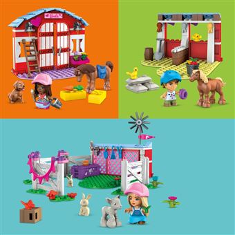 Jeu de construction Mega Bloks Barbie Les écuries