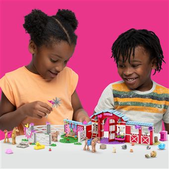 Jeu de construction Mega Bloks Barbie Les écuries