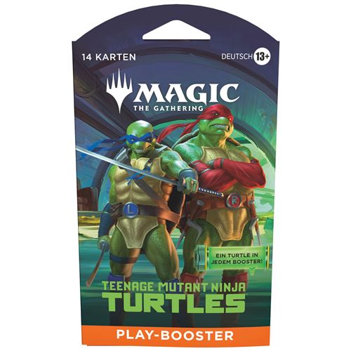 Cartes à collectionner Magic The Gathering Booster de jeu Sleeved Teenage Mutant Ninja Turtles - Magic