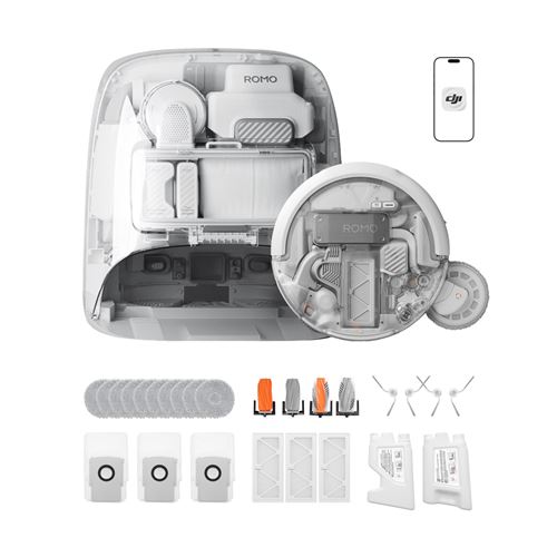 Aspirateur Robot Dji Romo P2 Clean More Combo Romo 2 Series