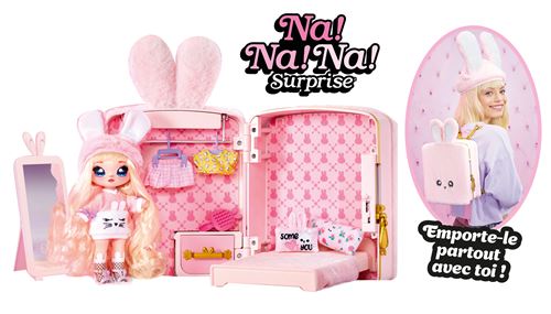 Backpack Na!na!na!surprise! 3 en 1 Bedroom Playset Modèle aléatoire
