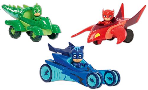 PJ Masks Animal Power, véhicule Pyja-Destrier Deluxe de Gluglu, Jouet préscolaire avec Figurine de Gluglu, dès 3 Ans F5342 Multicolore