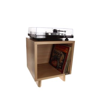 Meuble Enova Hifi Vinyle Lover Cube Bois