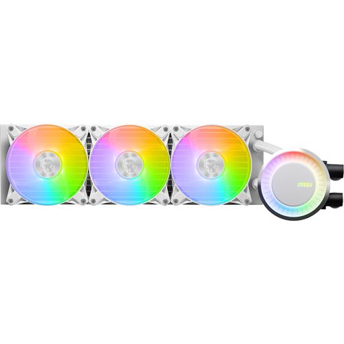 Kit Watercooling CPU MSI MAG CORELIQUID E360 ARGB blanc
