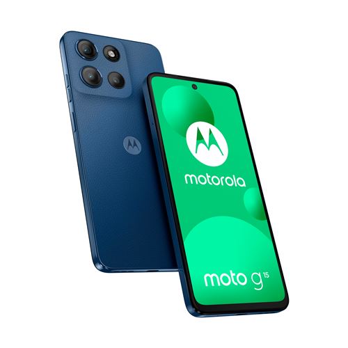 Smartphone Motorola Moto G15 6,72" Double Sim 128 Go Bleu Marine