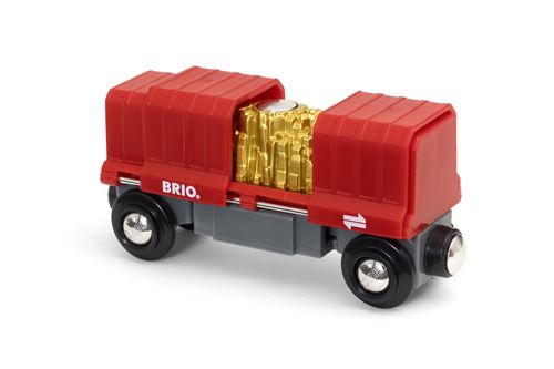 Brio World 33838 Wagon cargo Rouge