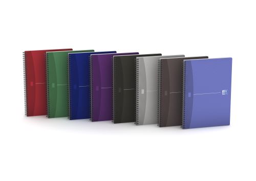 Cahier à spirale Oxford Essential A4 100 pages Modèle aléatoire