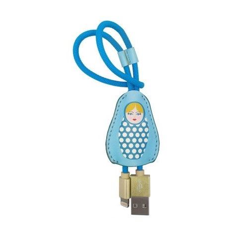 Dodo en Cat Russian Doll USB naar Lightning Kabel MFI