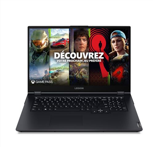 PC Portable Gamer Lenovo Legion 5 17ACH6H 17.3" AMD Ryzen 7 16 Go RAM 512 Go SSD Nvidia RTX 3070 Bleu