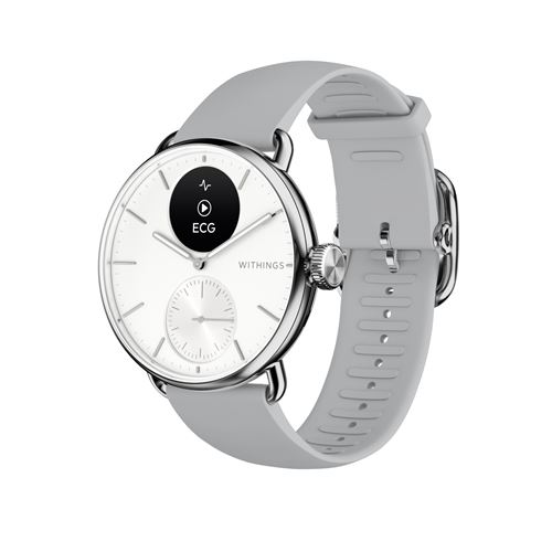 Montre connectée Withings ScanWatch 2 38 mm Blanc