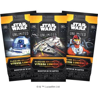 Carte à collectionner Star Wars Unlimited Passage Vitesse Lumière Boost. 24 Modèle aléatoire - 1