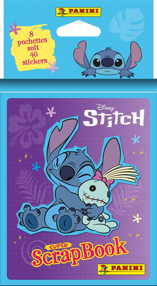 Carte à collectionner Panini Stitch 2 Mon Super Scrapbook Blister 8 pochettes