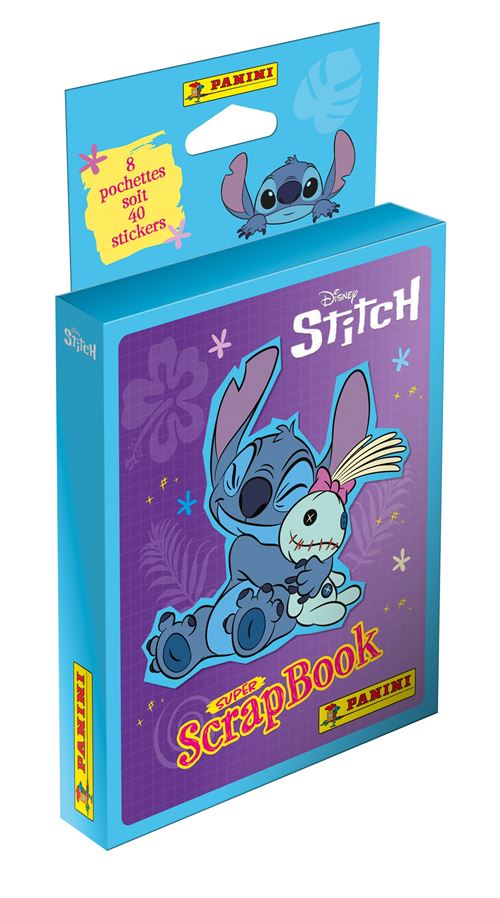 Panini Stitch Megapack – Classeur + 4 Enveloppes De 24 Cartes, Collection 2025, 180 Cartes Dont 100 Dorées Et Brillantes