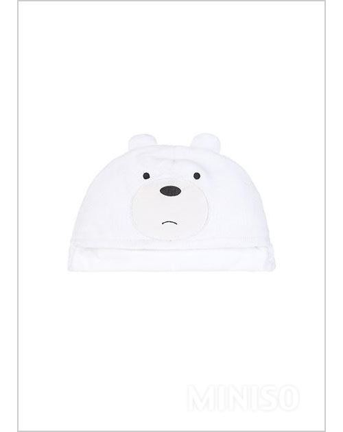 Plaid à capuche Miniso We Bare Bears Polaire