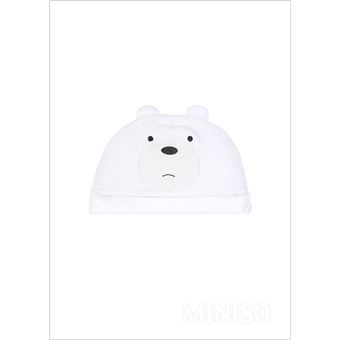 Plaid à capuche Miniso We Bare Bears Polaire