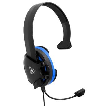 Casque Gaming Turtle Beach Recon Chat Noir Et Bleu Pour Ps4 Accessoire Console De Jeux A La Fnac