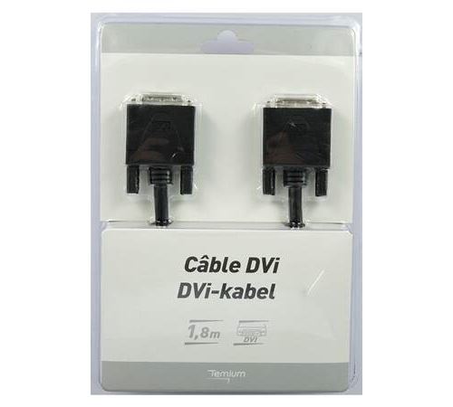 Câble DVI Temium 1.8 m Noir