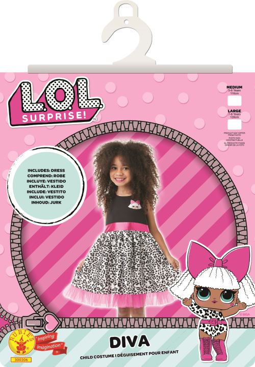 Costume classique LOL diva Taille M