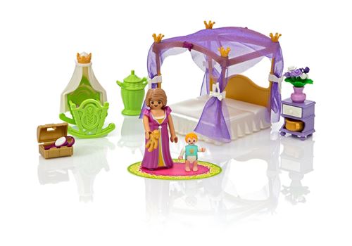 6851 Chambre Reine et lit - Playmobil - Playmobil - Achat & prix