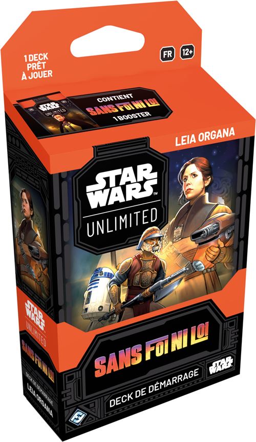 Cartes à collectionner Star Wars™ Unlimited Sans Foi Ni Loi Deck Leia Organa