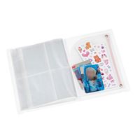 Album Viquel A5 personnalisable pour photocards K-pop à collectionner Transparent et Rose