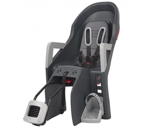 Porte-bébé Polisport Guppy Maxi RS Plus à fixation sur cadre Noir