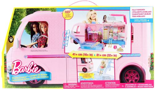 camping car transformable barbie carrefour
