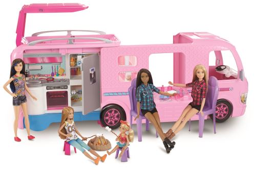 Camping car barbie fnac on sale