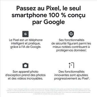 Smartphone Google Pixel 7a 6.1" 5G Double SIM 128 Go Blanc Neige