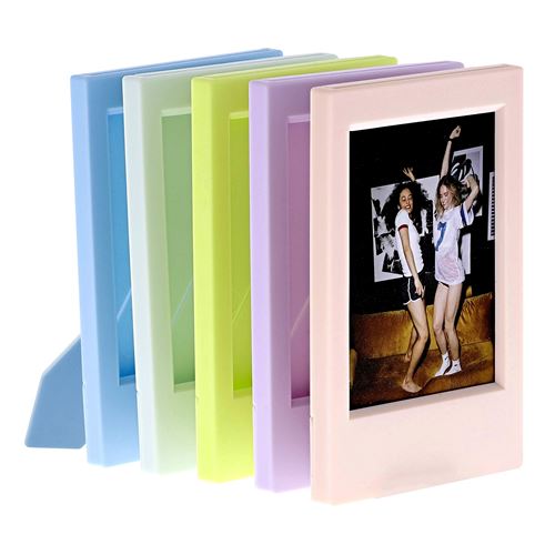 Pack de 5 cadres photo en plastique T'nB Lensy format mini - vue 1