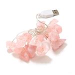 Guirlande lumineuse intérieur en quartz Rose