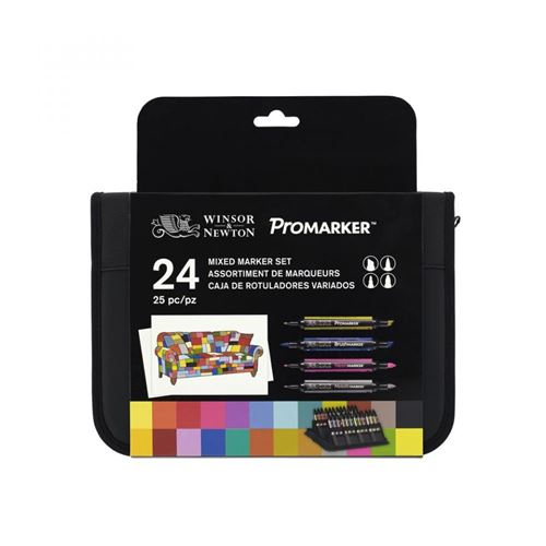 Trousse Promarker Winsor & Newton 24 marqueurs