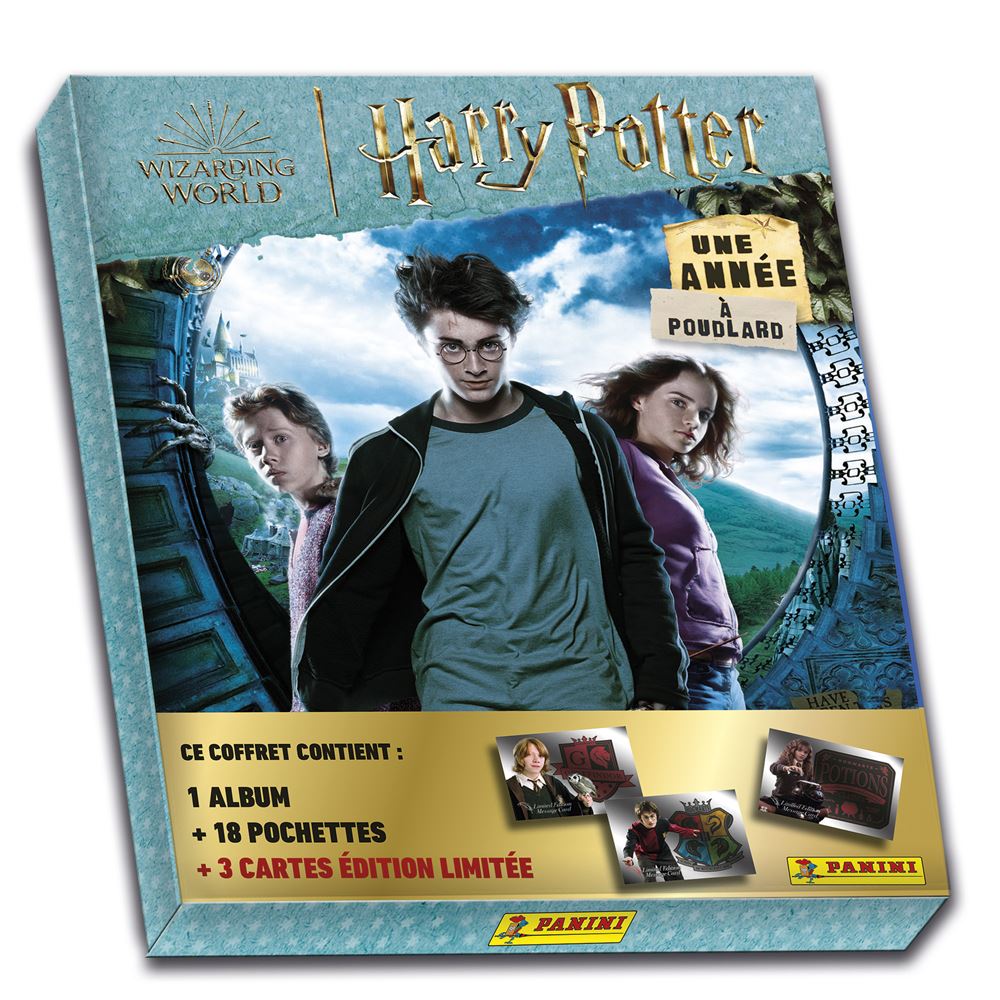 Blister 4 Pochettes + 1 carte en Édition Limitée Harry Potter