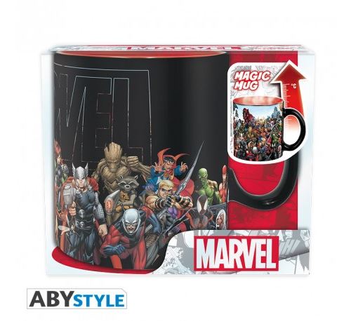 Mug Heat Change ABYstyle Héros Marvel 460 ml