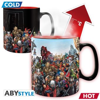 ABYSTYLE MARVEL - MUG HEAT CHANGE- 'HERO