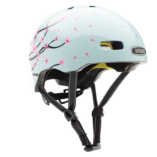 Casque Nutcase Street Octoblossom Bleu et Rose Taille M
