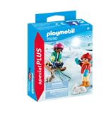 PLAYMOBIL SpecialPlus 70250 Enfants avec luge