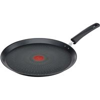 Tefal Ingenio Poêle à Crêpe 27 Cm Easy Plus - Revêtement Antiadhésif, Empilable - L1461004 Noir