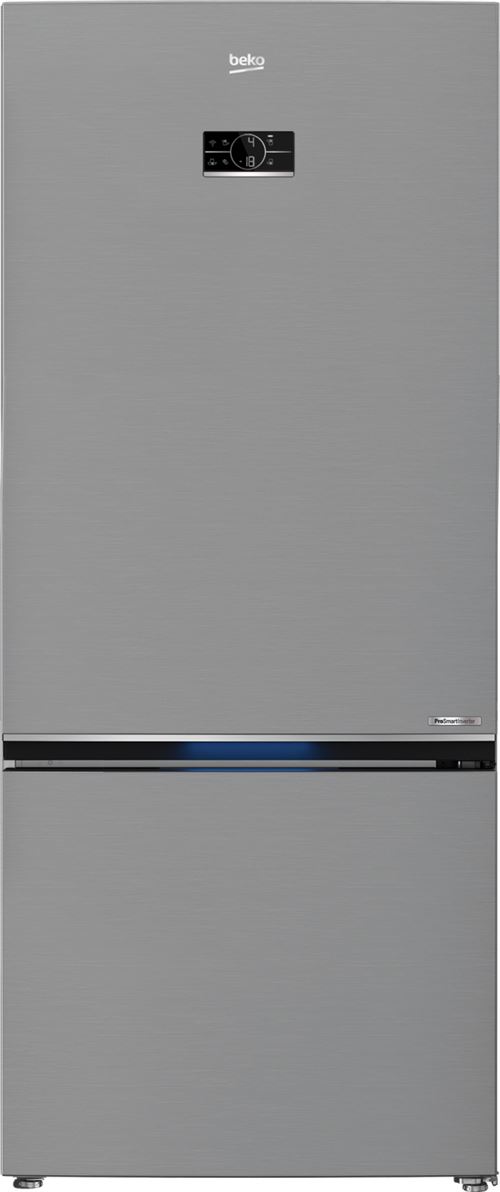 Beko Refrigerateur - Pose Libre - Combine - 551 Litres - Compartiment Everfresh+ - Metal Brosse