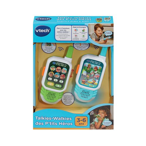 Paire de 2 Talkie-Walkie Vtech Des P'tits Héros - Vtech