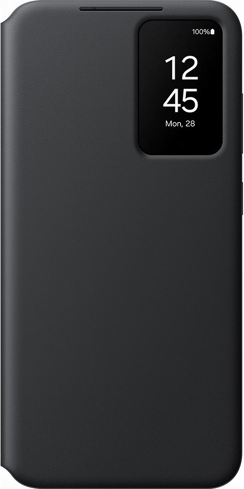 Etui Smart View avec porte-carte pour Samsung Galaxy S24+ Noir