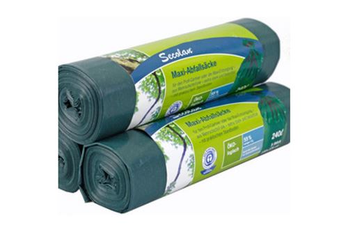 PAPYRUS Secolan sac poubelle Maxi, vert, 240 Litres