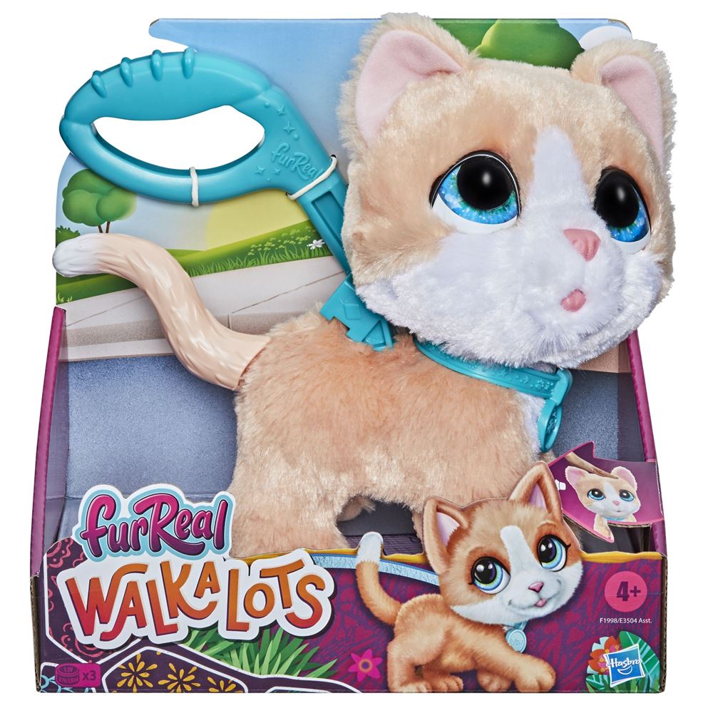 2 64 Sur Peluche Interactive Furreal Friends Walkalots Grands Marcheurs Chaton Peluche Interactive Achat Prix Fnac