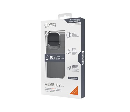 Coque Gear4 D3O Wembley Flip pour Apple iPhone 5.4 Transparent